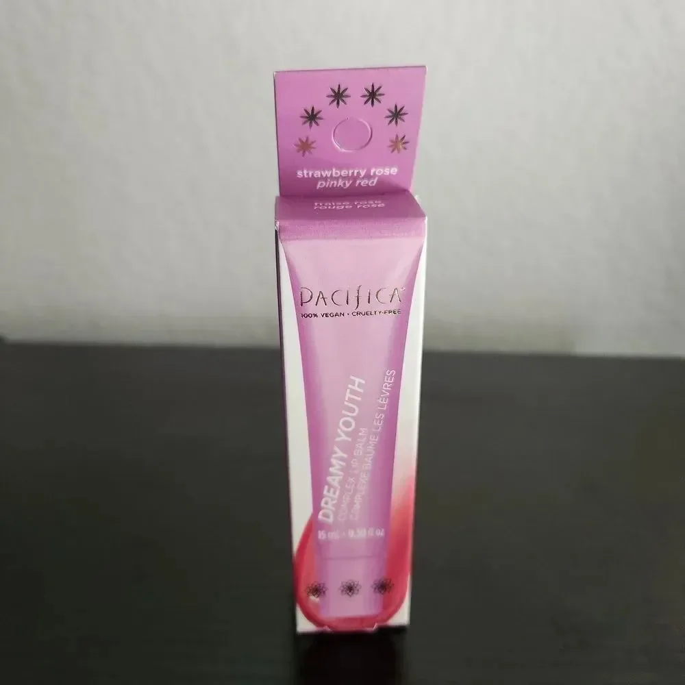 Pacifica Dreamy Youth Complex Lip Balm Strawberry Rose Hydrating 0.50 fl.oz